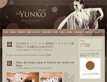 Tablet Screenshot of layunko-flamenco.com